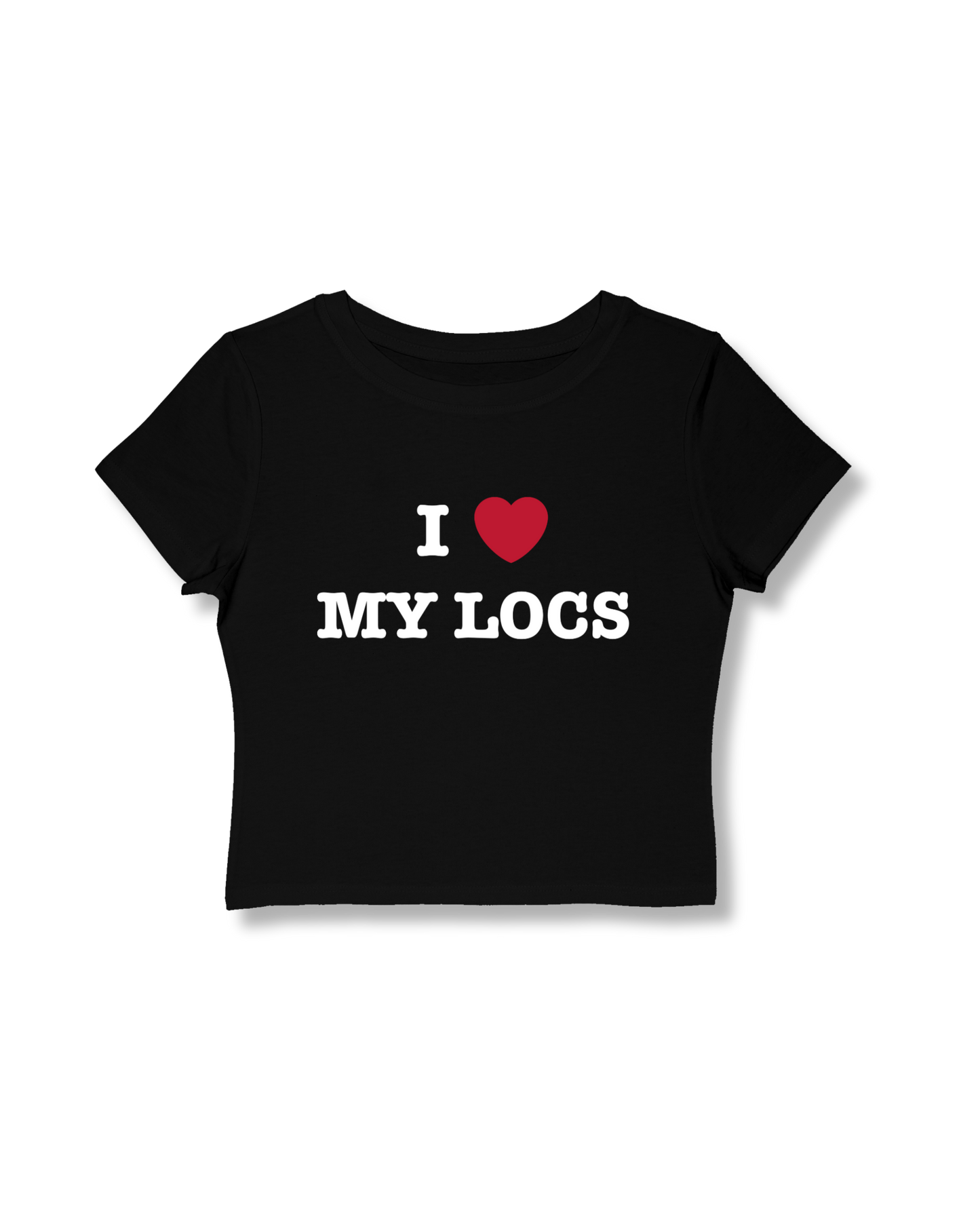 I ♥ MY LOCS | Cropped Baby Tee
