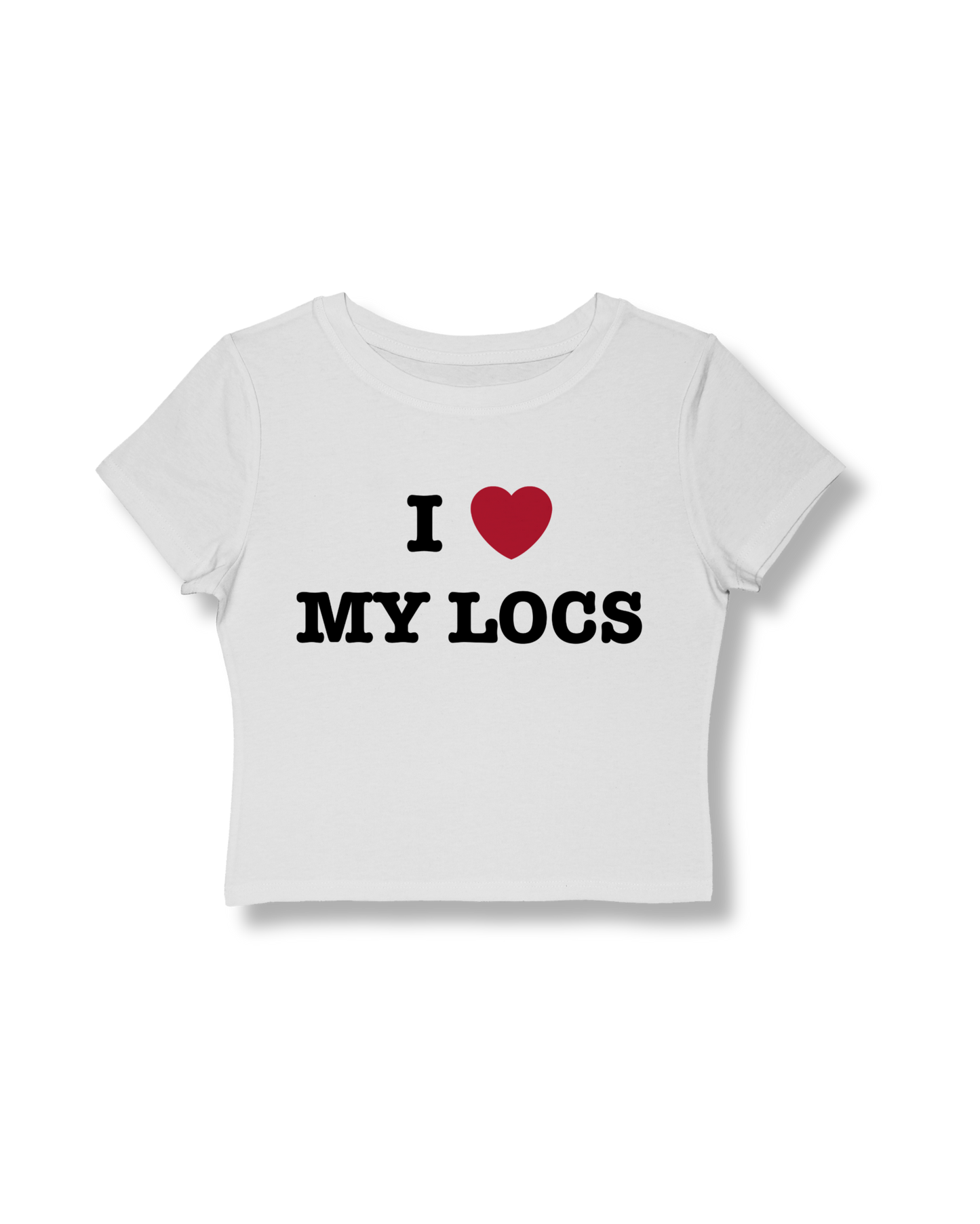 I ♥ MY LOCS | Cropped Baby Tee